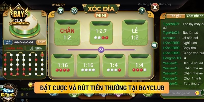 Đặt Cược Và Rút Tiền Thưởng Tại Bayclub