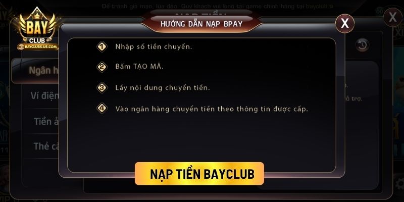 Nạp Tiền Bayclub